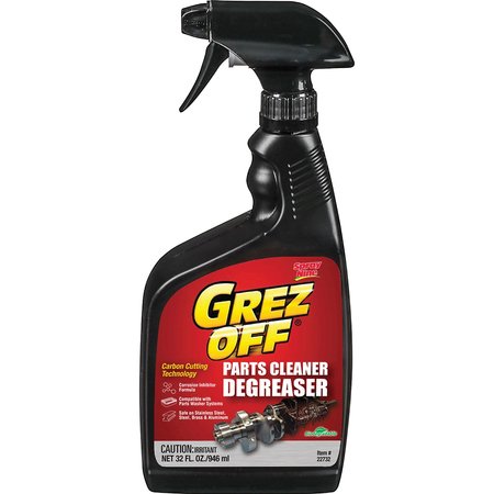 SPRAY NINE Parts Cleaner Degreaser, 1 Qt Bottle, Spray, Orange PTX22732